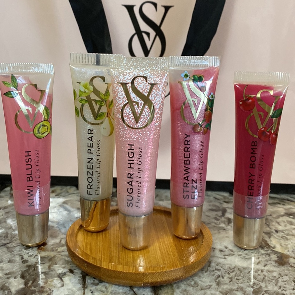 Victoria’s Secret Flavored Lip Gloss Set ( Set of 5 Flavors)